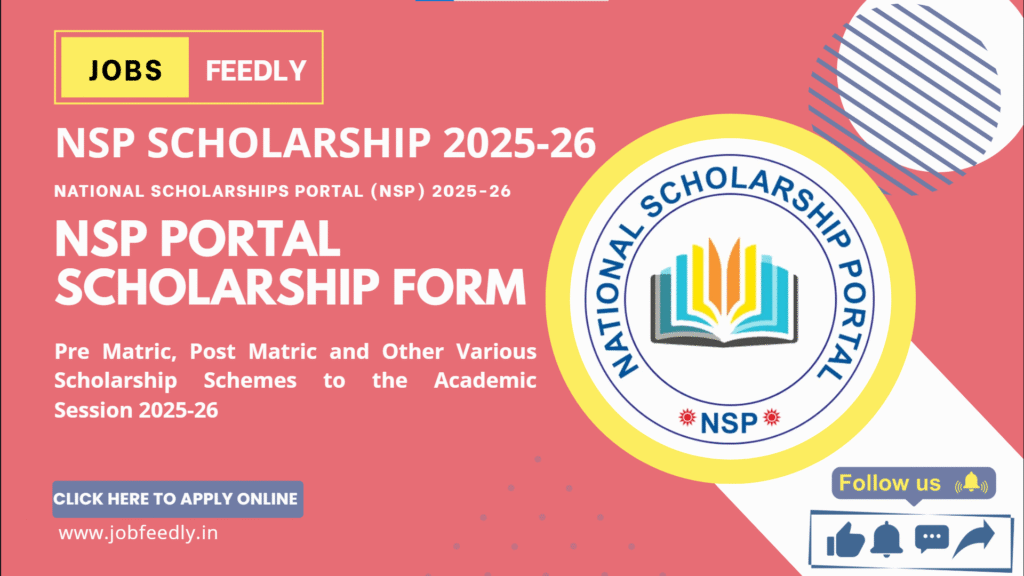 NSP National Scholarship Portal Apply Online Form 2025